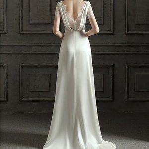 off white wedding dress size 2